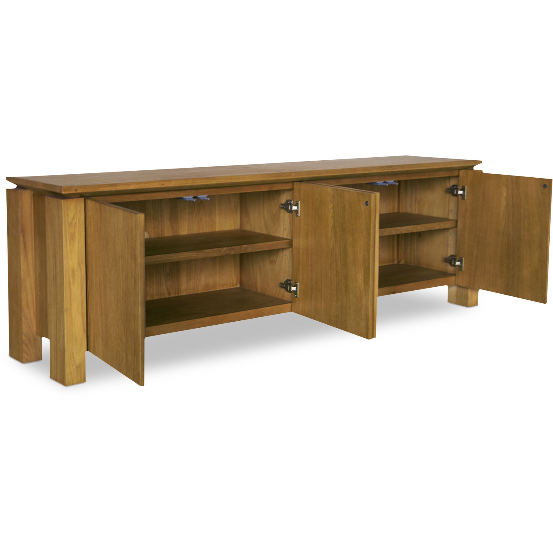 Brook 80 inch Brown Media Unit